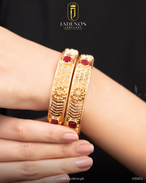 Pure Indian Zarooni Bangles- 2 Pieces
